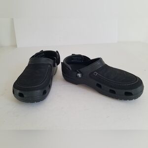 Crocs Men's Yukon Vista Clogs Black  Size 7